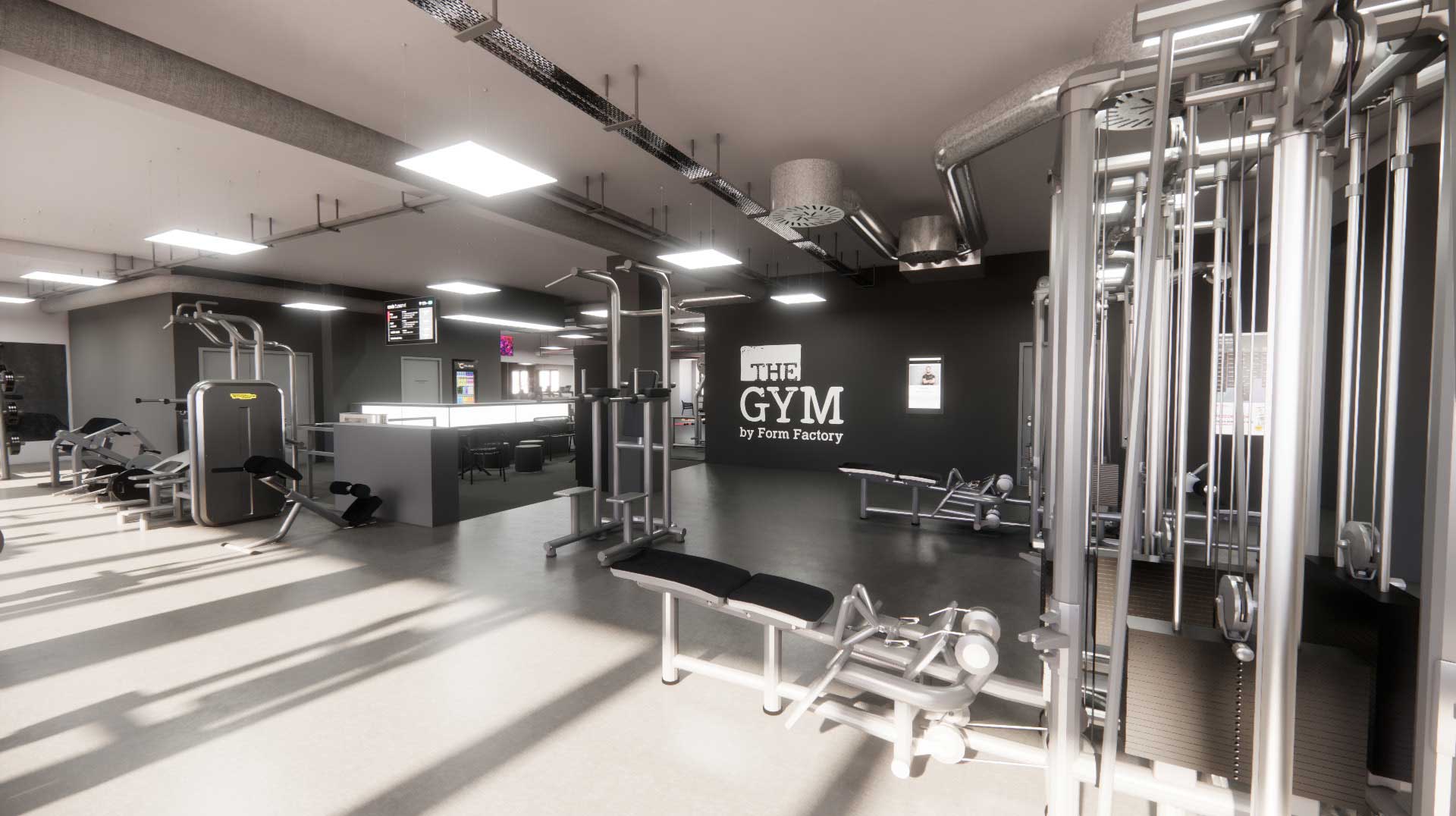 New Fitness Club THE GYM by Form Factory at Hradčanská!